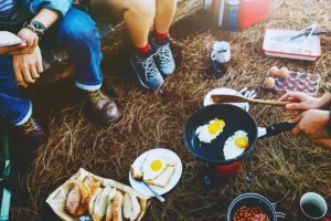 menu makanan di gunung