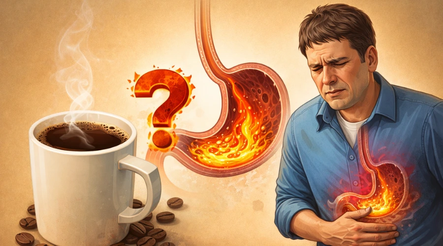 Apakah Kopi Menyebabkan Asam Lambung