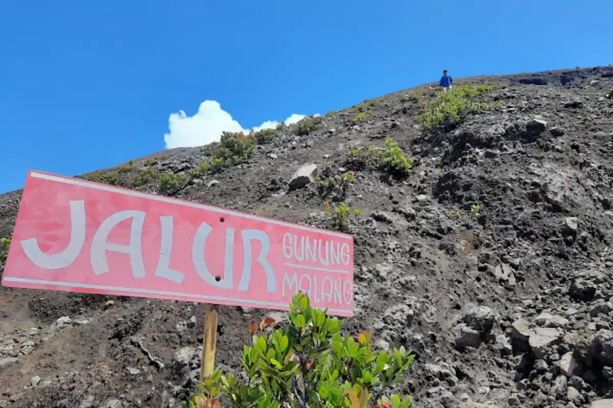 jalur pendakian gunung slamet via gunung malang