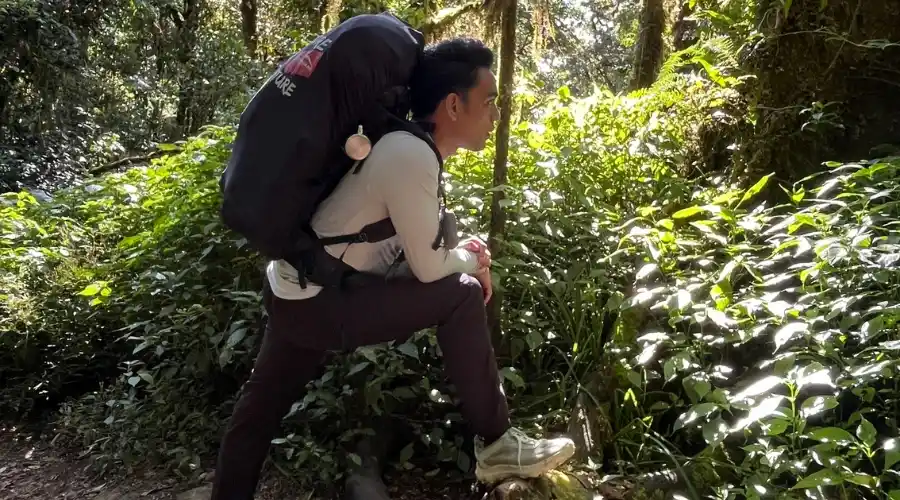 tas carrier yang saya gunakan ke gunung ciremai