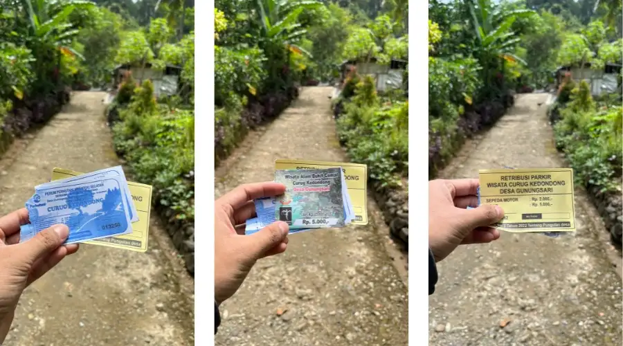 karcis masuk curug kedondong