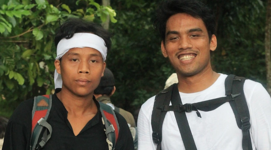 foto bersama warga baduy dalam