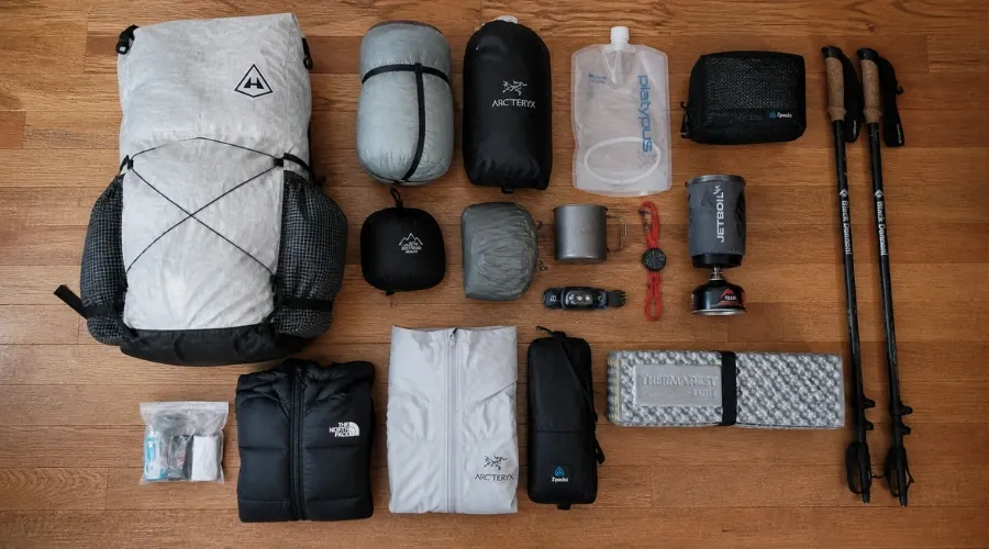 ultralight hiking gear
