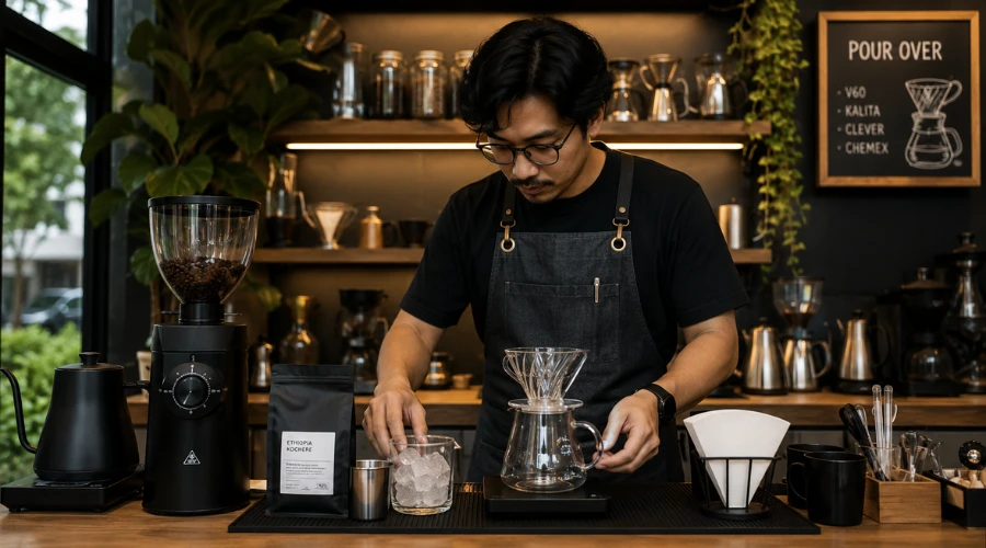 resep dan cara menyeduh japanese iced coffee