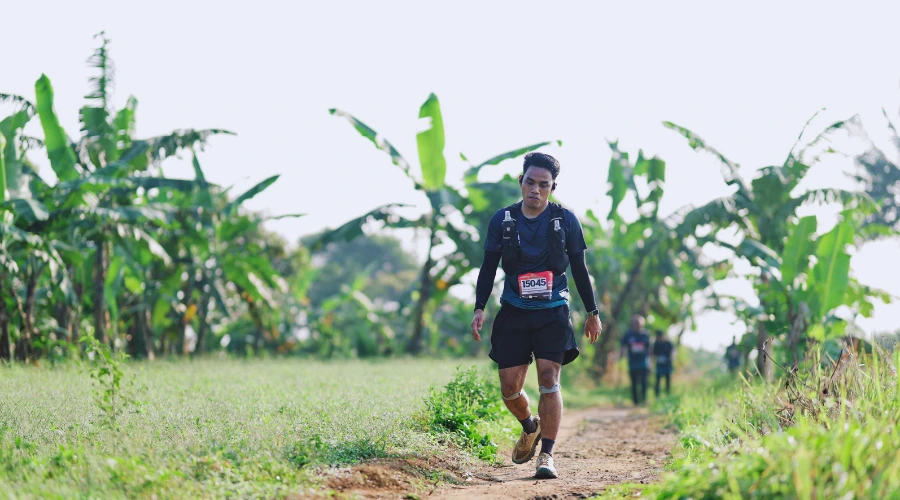 uji coba ardiles gerbera di erafone trail run kategori 15 km