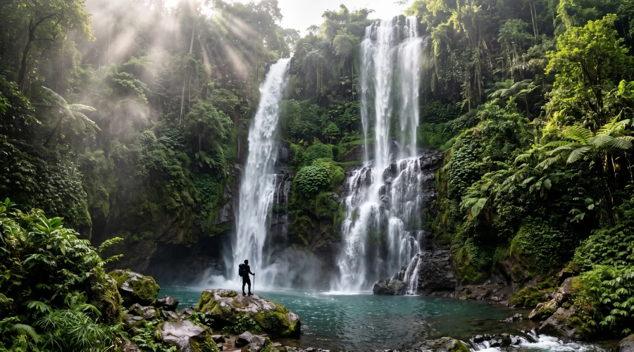 North Bali waterfalls