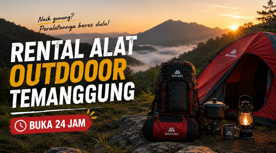 Mayara jasa rental alat outdoor di temanggung
