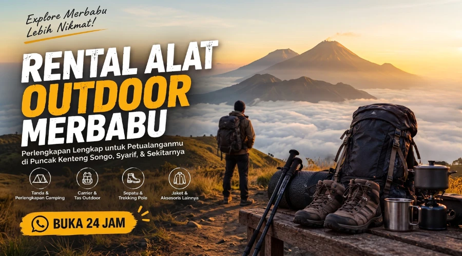 Rental alat outdoor merbabu