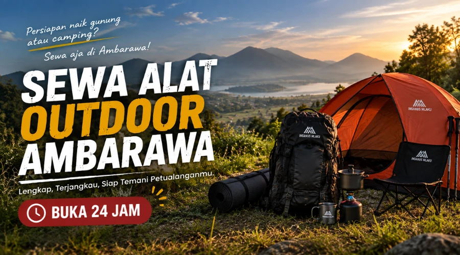 sewa alat outdoor ambarawa